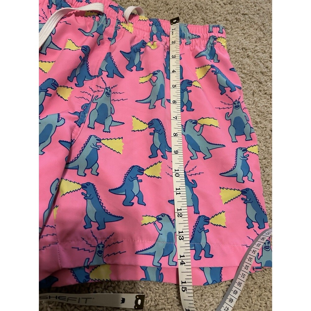 Chubbies Men's Swim Trunks, The Hear Me Roars, 5.5” Stretch, Zipper Pocket, M - Picture 5 of 6